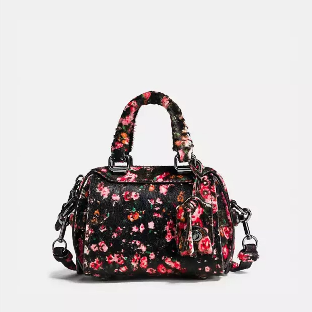 Coach Ace Satchel in printed calf hair